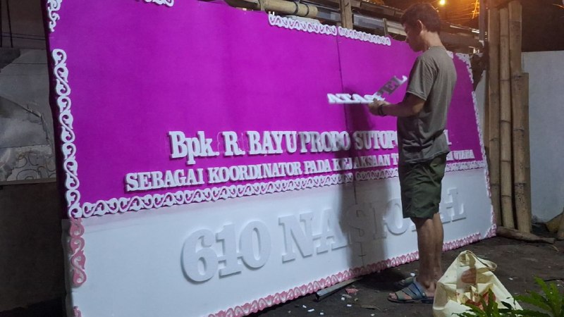 Rangkaian bunga dari Alcya Florist Manado